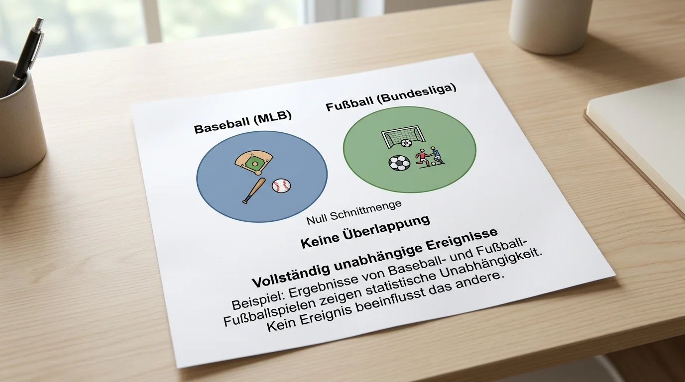 Statistische Unabhängigkeit von Baseball- und Fußball-Legs in einem Mixed-Sport-Parlay: Korrelationsfreiheit erklärt