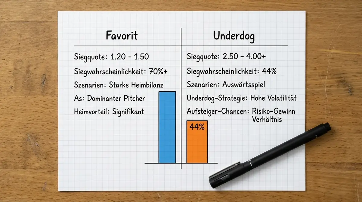 MLB Underdog-Strategie für Baseball Parlays: 44-Prozent-Siegquote und Heimvorteil in der MLB