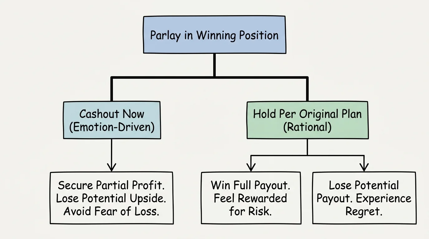 Psychologischer Entscheidungsprozess beim Cashout einer Baseball Kombiwette: Loss Aversion und emotionaler Bias