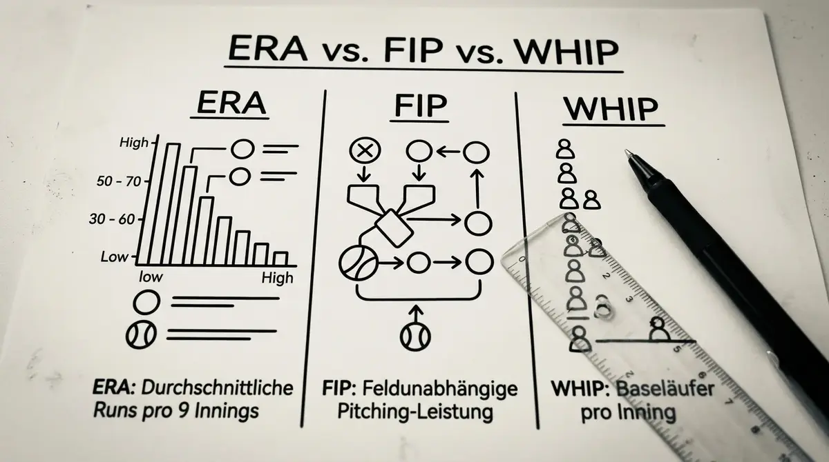 ERA vs. FIP vs. WHIP im Vergleich: Was jede Pitcher-Statistik für Baseball Kombiwetten bedeutet