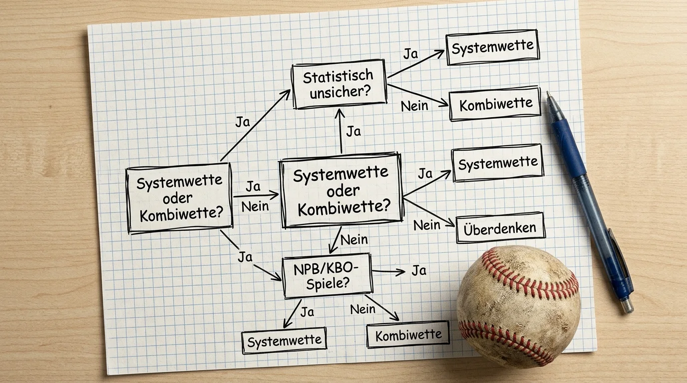 Entscheidungshilfe wann Systemwette statt Kombiwette Baseball MLB Playoffs